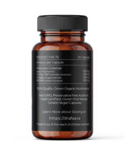 Shafaa Evolve Magic Mushroom Microdosing Immunität Blend Kapseln