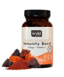 Stay Wyld Organics – Chaga Immunity Boost Pilzkapseln (Flasche mit 60 Stück)